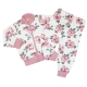 zestaw dla dziewczynki retro roza bluza bk spodnie